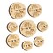 Mr and Mr Heart and Arrow Wedding Wood Buttons for Sewing Knitting Crochet DIY Craft